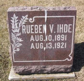IHDE, RUEBEN V. - Clayton County, Iowa | RUEBEN V. IHDE 