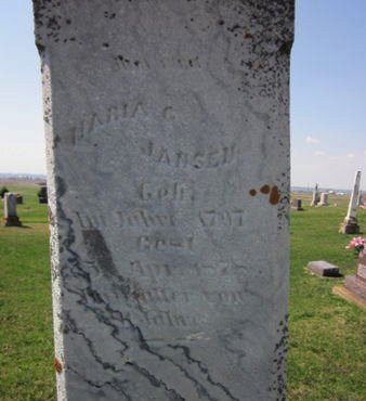 JANSEN, MARIA - Clayton County, Iowa | MARIA JANSEN 
