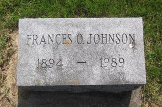 JOHNSON, FRANCES O. - Clayton County, Iowa | FRANCES O. JOHNSON 