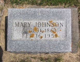 JOHNSON, MARY - Clayton County, Iowa | MARY JOHNSON 