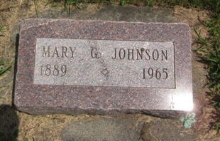 JOHNSON, MARY G. - Clayton County, Iowa | MARY G. JOHNSON 