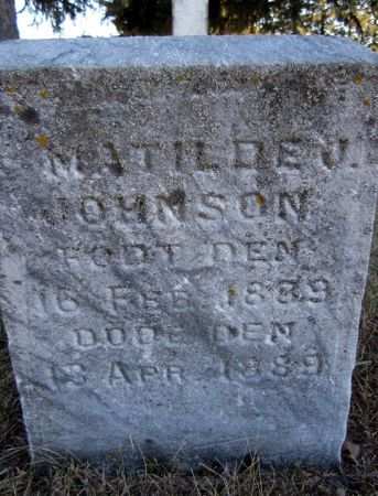 JOHNSON, MATILDE J. - Clayton County, Iowa | MATILDE J. JOHNSON 