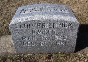KAISER, ELDO FRIEDRICK - Clayton County, Iowa | ELDO FRIEDRICK KAISER 