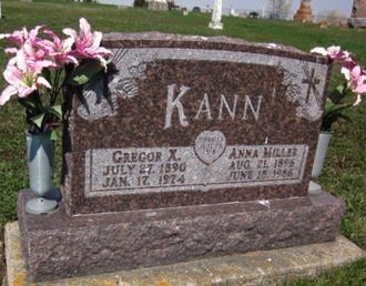 MILLER KANN, ANNA - Clayton County, Iowa | ANNA MILLER KANN 