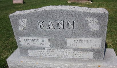 MATT KANN, CAROLINE - Clayton County, Iowa | CAROLINE MATT KANN 