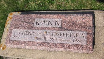 KANN, JOSEPHINE A. - Clayton County, Iowa | JOSEPHINE A. KANN 