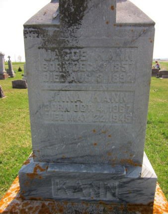KANN, JACOB - Clayton County, Iowa | JACOB KANN 