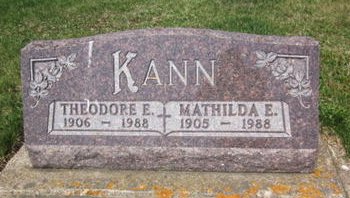 KANN, MATHILDA E. - Clayton County, Iowa | MATHILDA E. KANN 