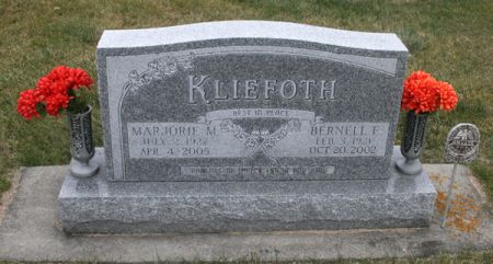 KLIEFOTH, MARJORIE M. - Clayton County, Iowa | MARJORIE M. KLIEFOTH 
