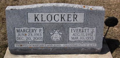 KLOCKER, EVERETT JOSEPH - Clayton County, Iowa | EVERETT JOSEPH KLOCKER 