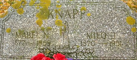 KNAPP, MABEL  N. - Clayton County, Iowa | MABEL  N. KNAPP 