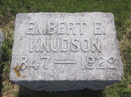 KNUDSON, EMBERT E. - Clayton County, Iowa | EMBERT E. KNUDSON 