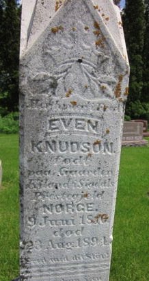 KNUDSON, EVEN - Clayton County, Iowa | EVEN KNUDSON 