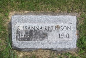 KNUDSON, SUSANNA - Clayton County, Iowa | SUSANNA KNUDSON 