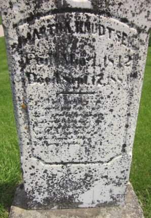 KNUDTSEN, MARTHA - Clayton County, Iowa | MARTHA KNUDTSEN 