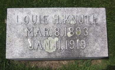 KNUTH, LOUIE H. - Clayton County, Iowa | LOUIE H. KNUTH 