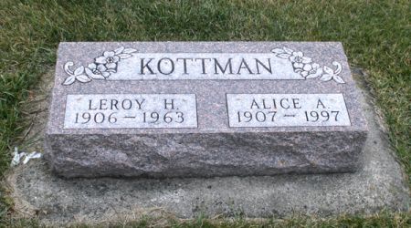 KOTTMAN, ALICE A. - Clayton County, Iowa | ALICE A. KOTTMAN 