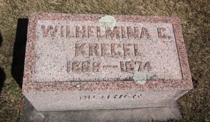KREGEL, WILHELMINA C. - Clayton County, Iowa | WILHELMINA C. KREGEL 