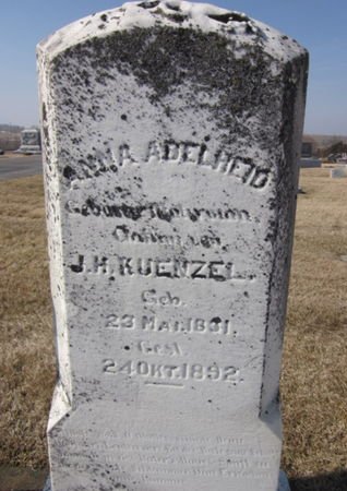 KUENZEL, ANNA ADELHEID - Clayton County, Iowa | ANNA ADELHEID KUENZEL 