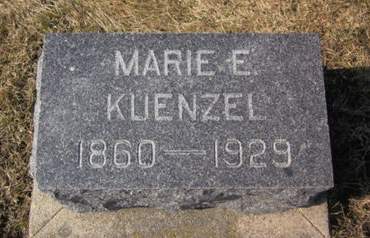 KUENZEL, MARIE E. - Clayton County, Iowa | MARIE E. KUENZEL 