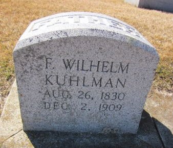 KUHLMAN, F. WILHELM - Clayton County, Iowa | F. WILHELM KUHLMAN 
