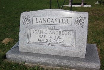 ANDREGG LANCASTER, JOAN G. - Clayton County, Iowa | JOAN G. ANDREGG LANCASTER 