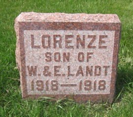 LANDT, LORENZE - Clayton County, Iowa | LORENZE LANDT 