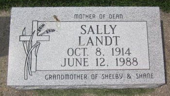 LANDT, SYLVIA 'SALLY' - Clayton County, Iowa | SYLVIA 'SALLY' LANDT 