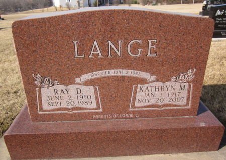 LANGE, RAY D. - Clayton County, Iowa | RAY D. LANGE 