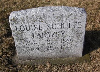 SCHULTE LANTZKY, LOUISE - Clayton County, Iowa | LOUISE SCHULTE LANTZKY 