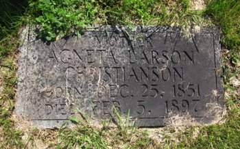 LARSON, AGNETA - Clayton County, Iowa | AGNETA LARSON 