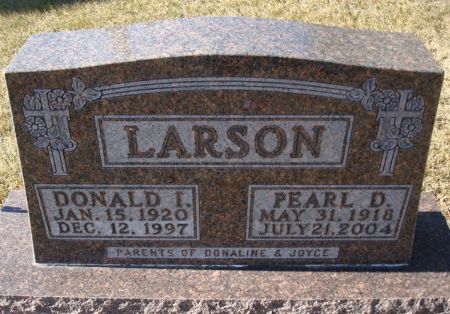 LARSON, DONALD I. - Clayton County, Iowa | DONALD I. LARSON 