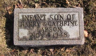 LARSON, INFANT SON - Clayton County, Iowa | INFANT SON LARSON 