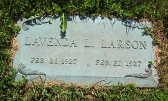 LARSON, LAVENDA L. - Clayton County, Iowa | LAVENDA L. LARSON 
