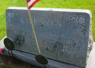 LARSON, LEROY E. - Clayton County, Iowa | LEROY E. LARSON 