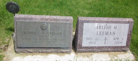 LEEMAN, RUSSELL W. - Clayton County, Iowa | RUSSELL W. LEEMAN 