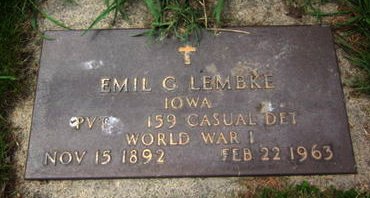 LEMBKE, EMIL G. - Clayton County, Iowa | EMIL G. LEMBKE 