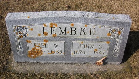 LEMBKE, JOHN C. - Clayton County, Iowa | JOHN C. LEMBKE 