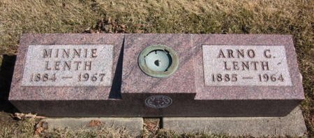 LENTH, MINNIE - Clayton County, Iowa | MINNIE LENTH 