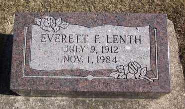 LENTH, EVERETT F. - Clayton County, Iowa | EVERETT F. LENTH 