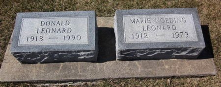 NOEDING LEONARD, MARIE - Clayton County, Iowa | MARIE NOEDING LEONARD 