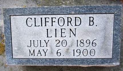 LIEN, CLIFFORD B. - Clayton County, Iowa | CLIFFORD B. LIEN 