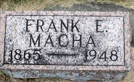 MACHA, FRANK E. - Clayton County, Iowa | FRANK E. MACHA 