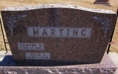 MARTING, LOUISE O. - Clayton County, Iowa | LOUISE O. MARTING 