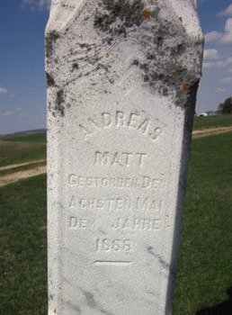 MATT, ANDREAS - Clayton County, Iowa | ANDREAS MATT 