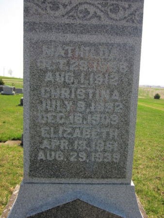 BUR, CHRISTINA - Clayton County, Iowa | CHRISTINA BUR 