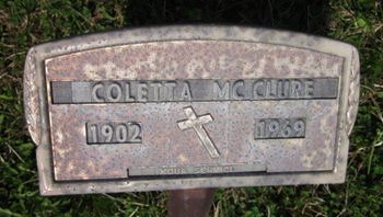 MCCLURE, COLETTA - Clayton County, Iowa | COLETTA MCCLURE 