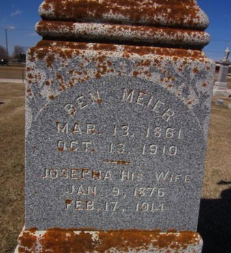 MEIER, JOSEPHA - Clayton County, Iowa | JOSEPHA MEIER 