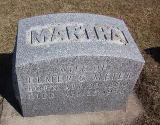 MEIER, MARTHA - Clayton County, Iowa | MARTHA MEIER 