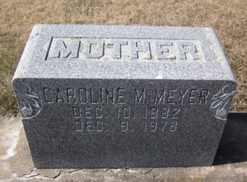 MEYER, CAROLINE M. - Clayton County, Iowa | CAROLINE M. MEYER 